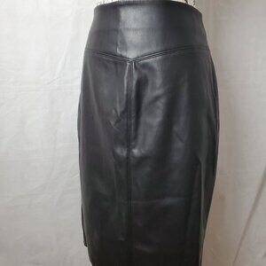 Express Faux Leather Pencil Skirt - Size 14